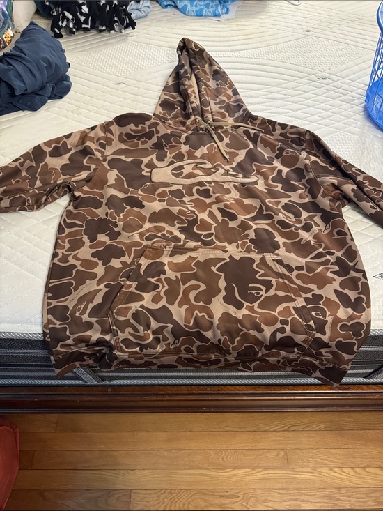 Drake Other - Drake Waterfowl Systems Brown Camo Hooded Pullover